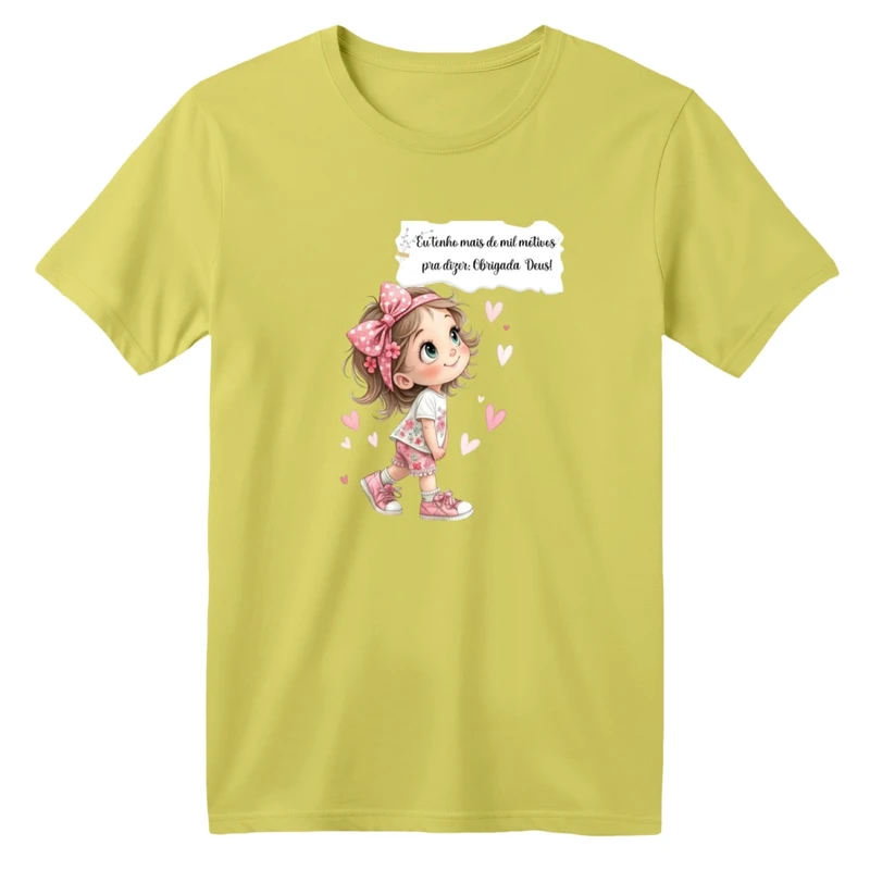 تی شرت آستین کوتاه بچگانه مدل دخترک کد 21