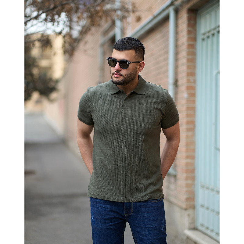 پولوشرت آستین کوتاه مردانه مدل 1014-078