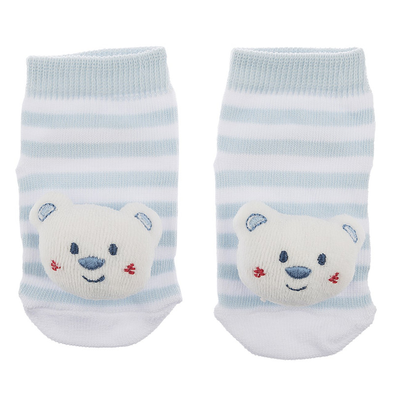 جوراب نوزادی Minidamla مدل Blue Bear