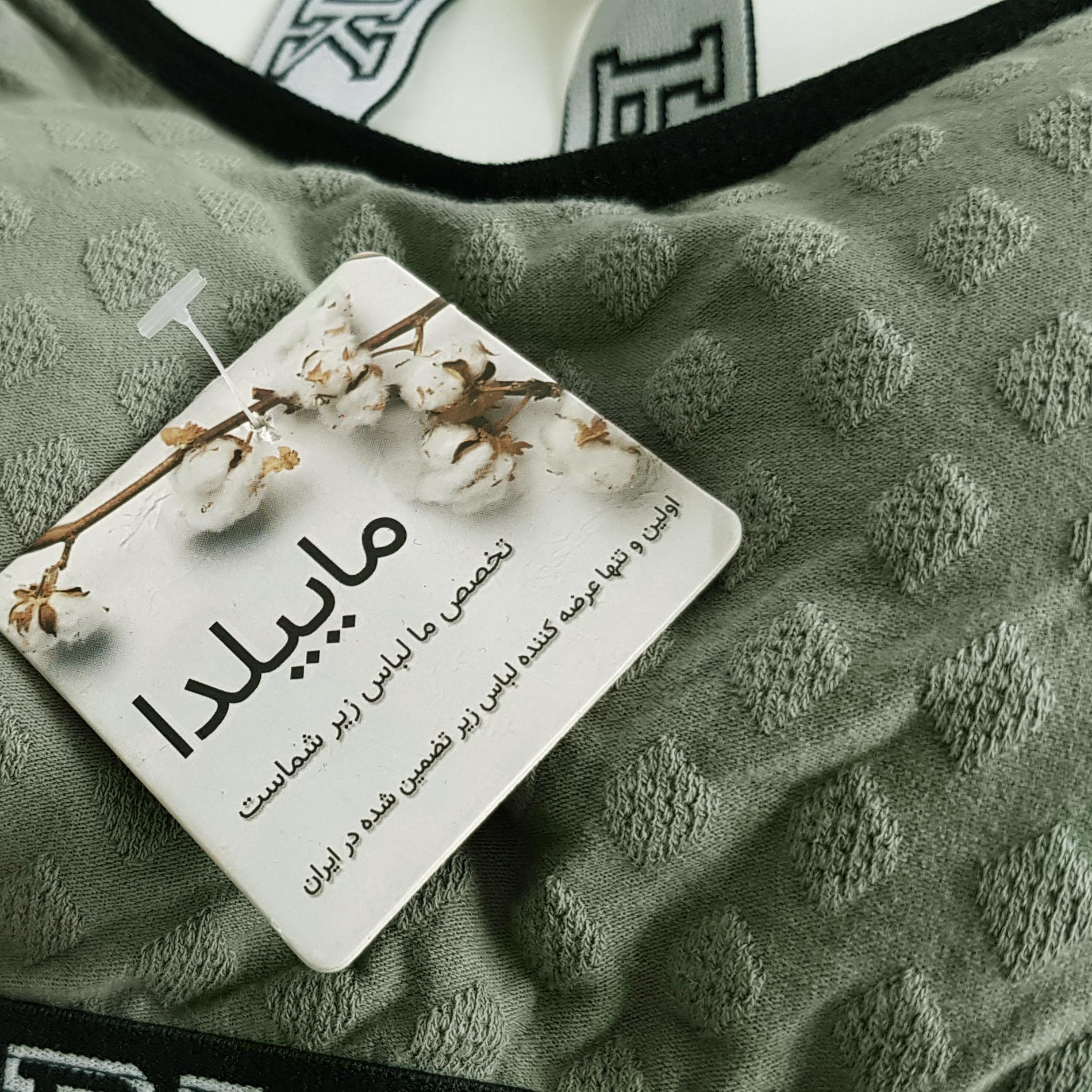 نیم تنه ورزشی زنانه ماییلدا مدل بدون فنر پددار کد 4503 رنگ سبز