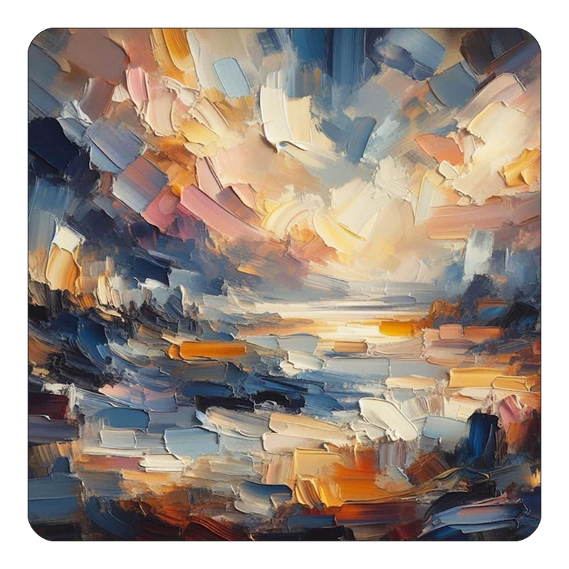 مگنت کاکتی طرح نقاشی رنگ روغن مدل mp72310