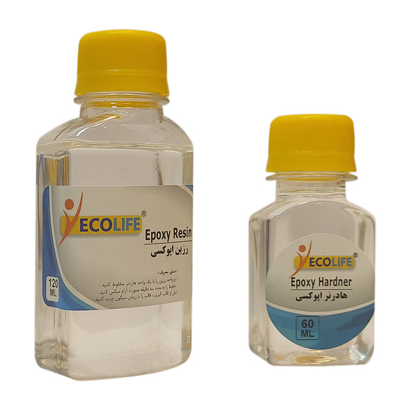 رزین اپوکسی اکولایف مدل هادرنر حجم 180 گرم مجموعه 2 عددی رزین اپوکسی اکولایف مدل هادرنر حجم 180 گرم مجموعه 2 عددی