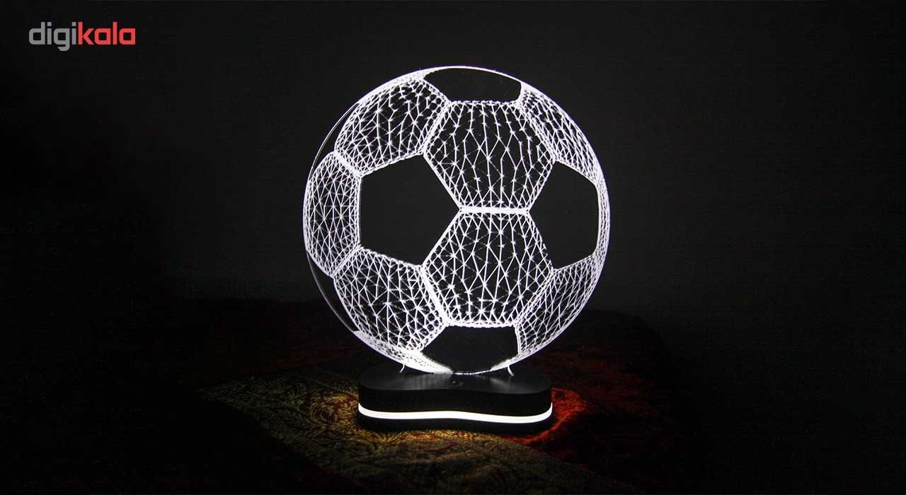 چراغ خواب سه بعدی گالری دکوماس طرح توپ فوتبال کد DMS151