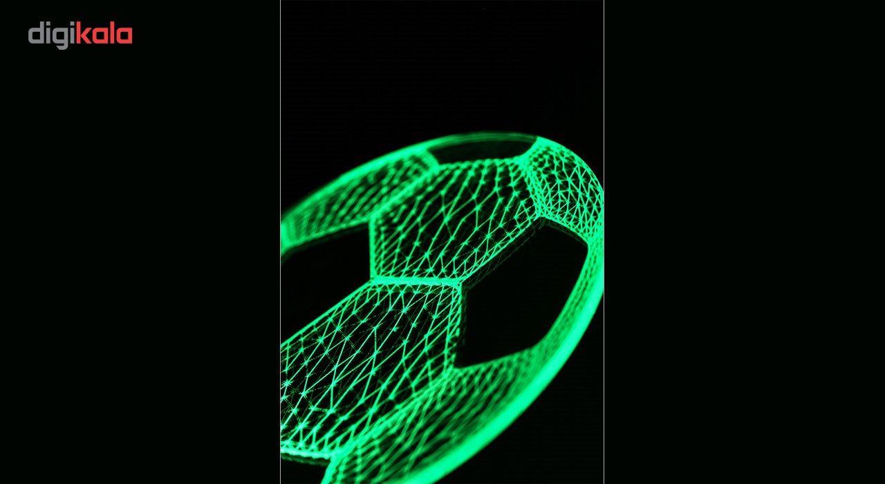 چراغ خواب سه بعدی گالری دکوماس طرح توپ فوتبال کد DMS151
