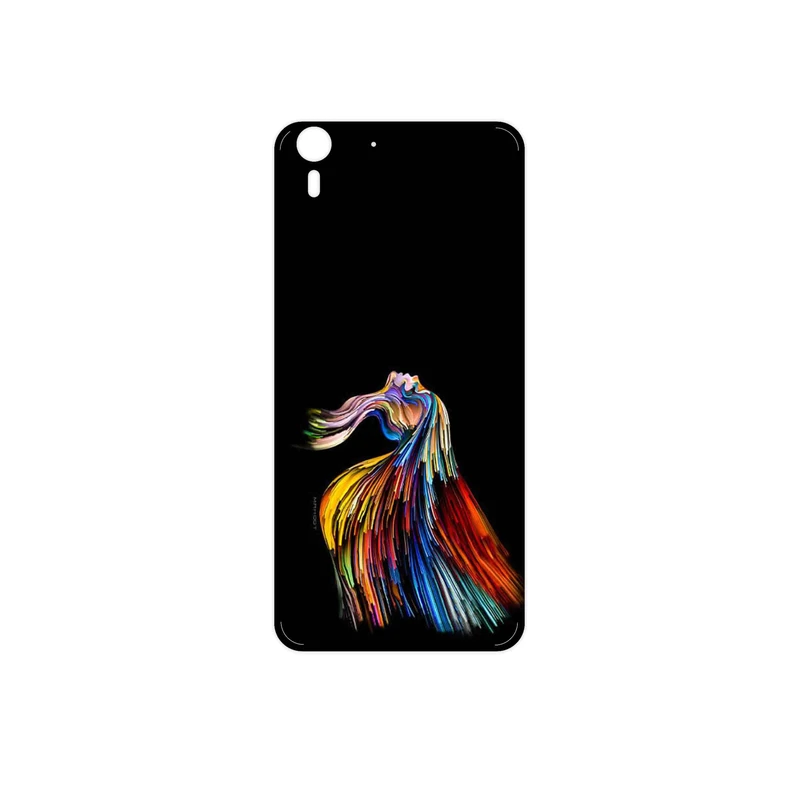 برچسب پوششی ماهوت مدل Rainbow Hair Digital Art مناسب برای گوشی موبایل اچ تی سی Desire Eye