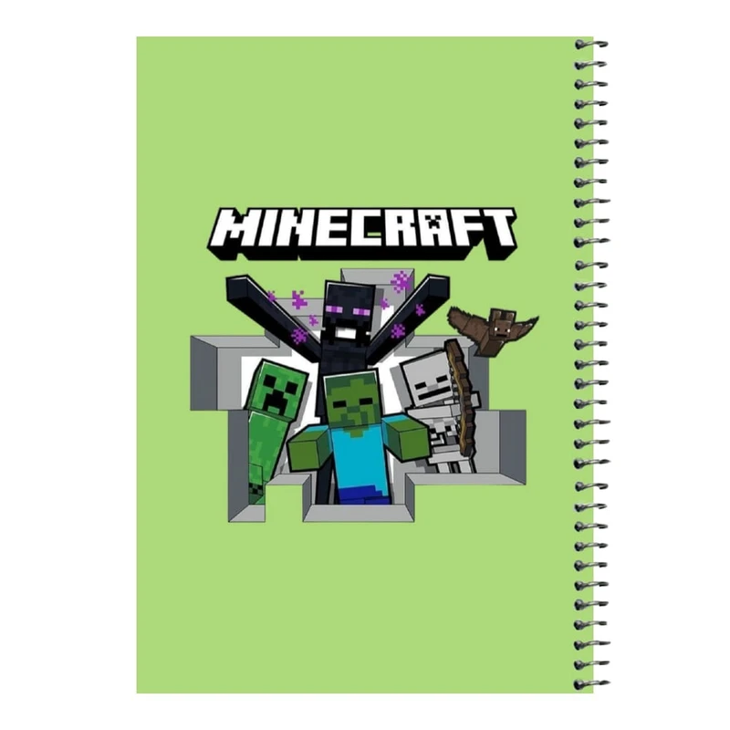 دفتر مشق 80 برگ اس جی مدل ماینکرفت کد۱۷   