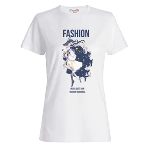 تی شرت آستین کوتاه زنانه کاندید اسپرت طرح fashion مدل 24