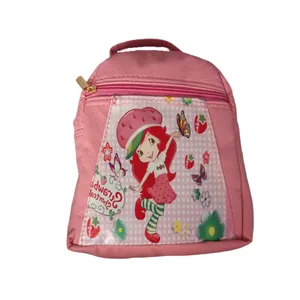 کوله پشتی دخترانه مدل دختر توت فرنگی کد 002A