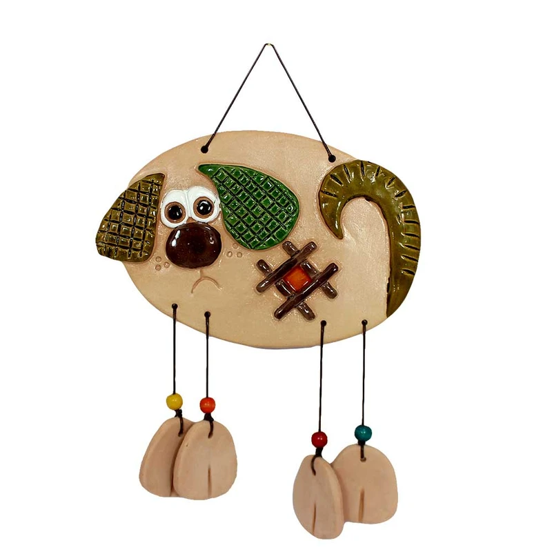 آویز سفالی مدل پاپی