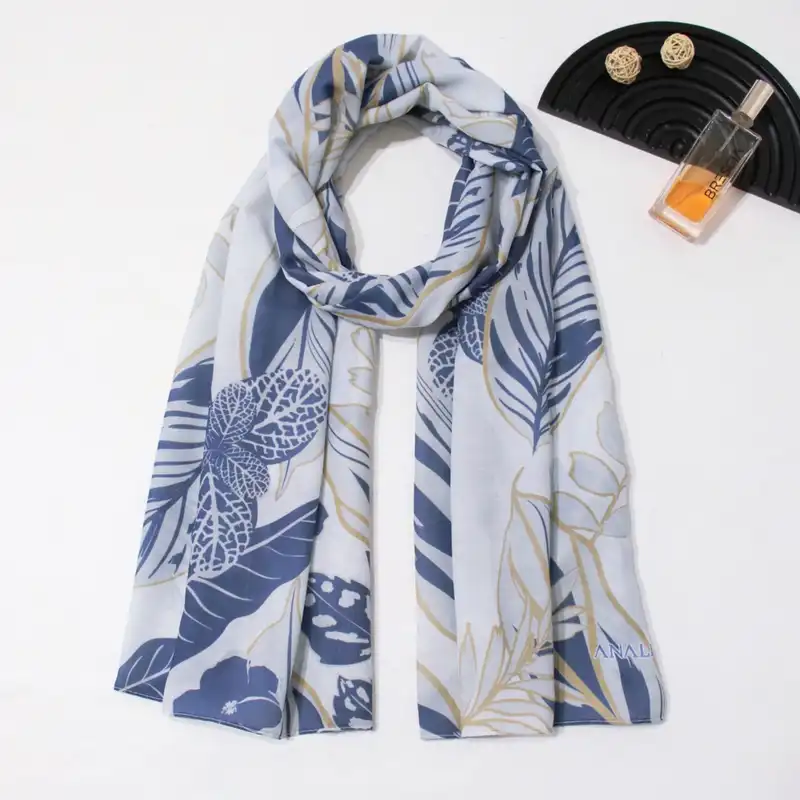 شال زنانه مدل تابستانه طرح گل سنگ کد 3072