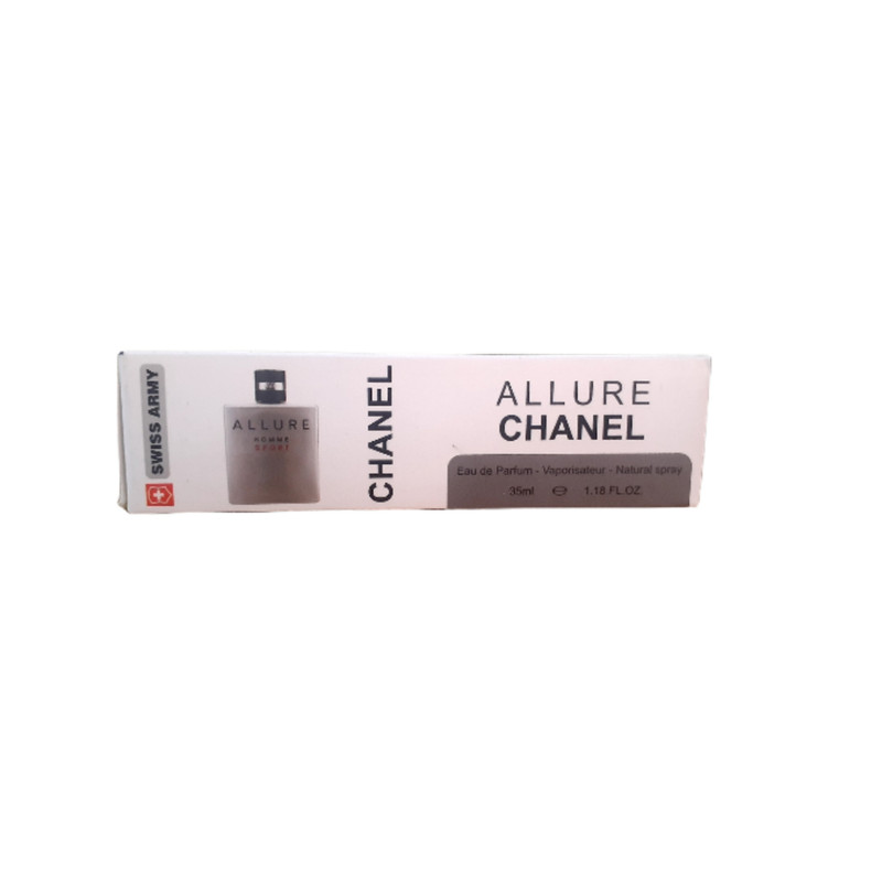ادوپرفیوم مردانه سوئیس آرمی مدل Allure chanel حجم 35 میلی لیتر