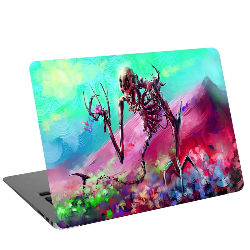 استیکر لپ تاپ مدل skelton skull colorful G-2149 مناسب برای لپ تاپ 15.6 اینچ