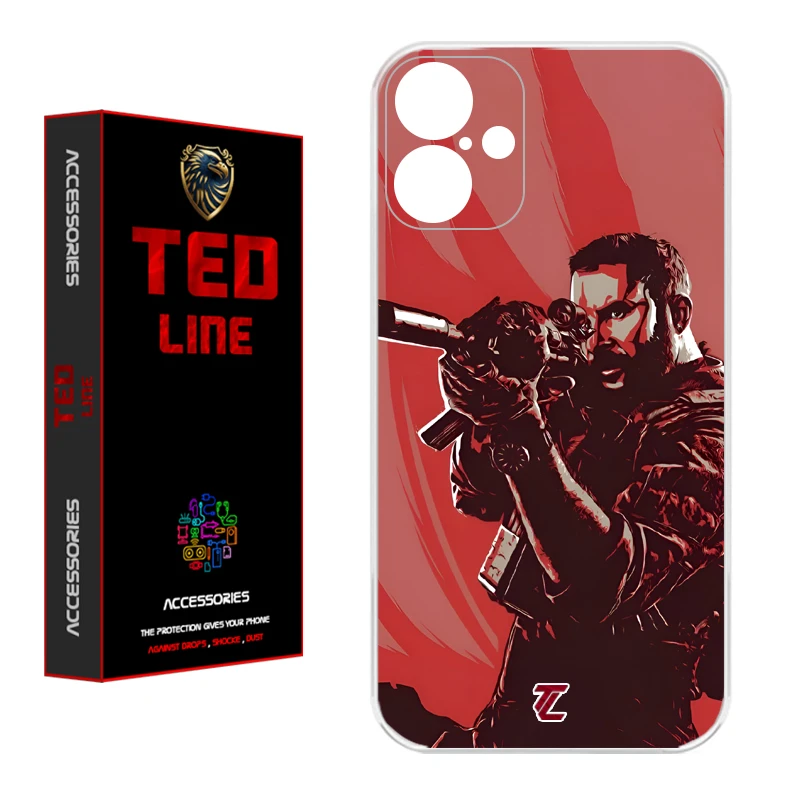 کاور تدلاین طرح کاپیتان پرایس کد 1212 مناسب برای گوشی موبایل اپل Iphone 16 