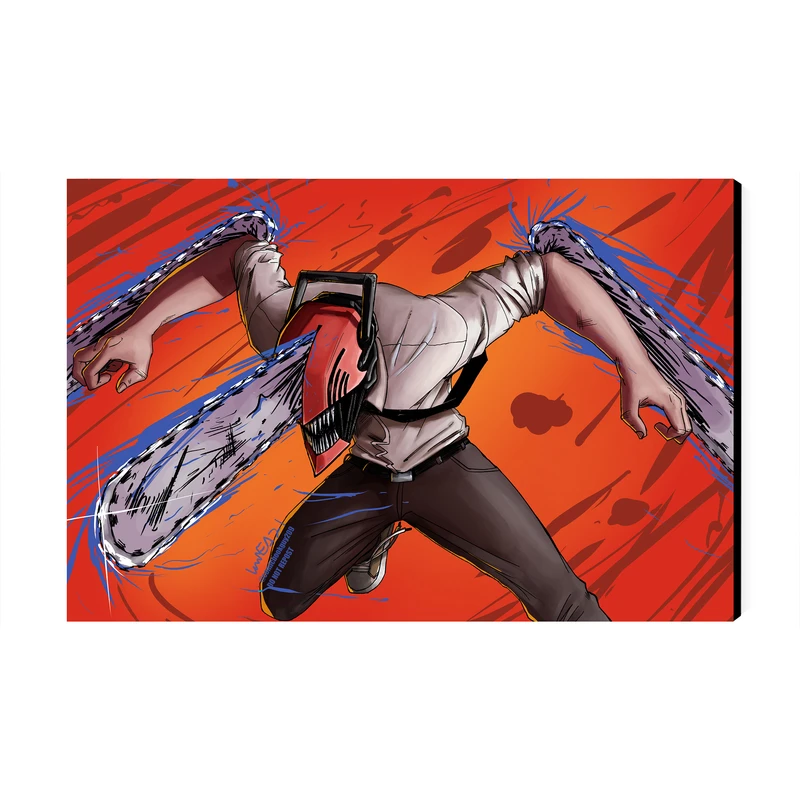 تابلو شاسی عرش مدل انیمه مرد اره ای Chainsaw Man کد As3366