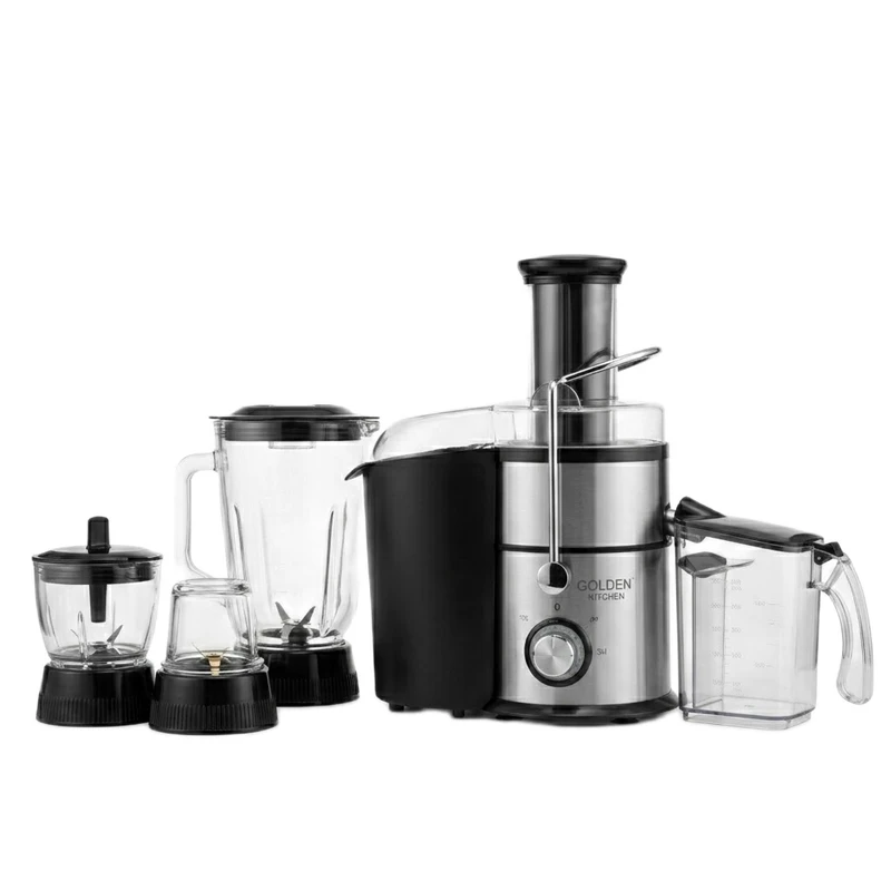 آبمیوه‌گیری چند کاره 800 وات گلدن کیچن مدل Gk500