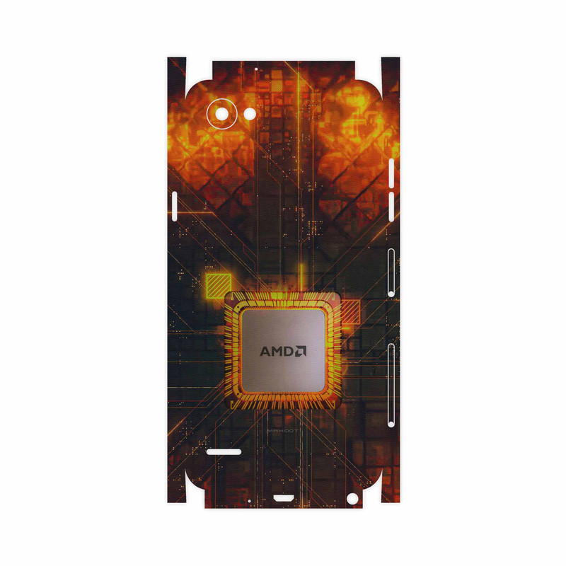 برچسب پوششی ماهوت مدل AMD Brand-FullSkin مناسب برای گوشی موبایل ال جی Q6