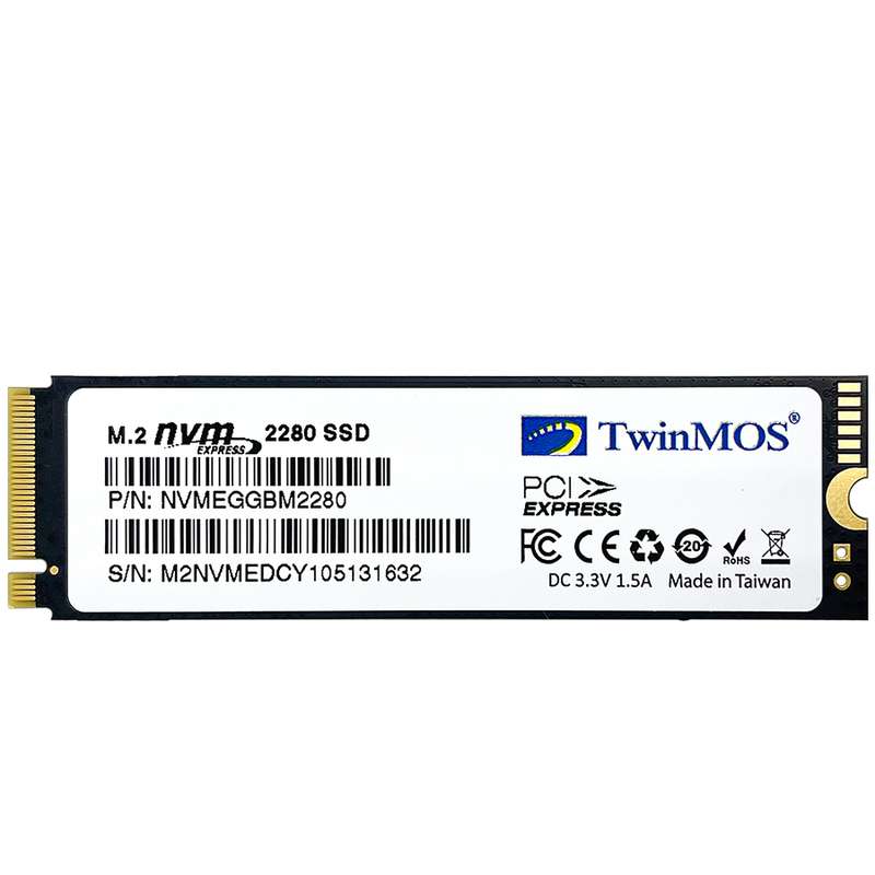 اس اس دی تویین موس مدل NVMe M.2 2280 SSD PCIE1 ظرفیت 128 گیگابایت اس اس دی تویین موس مدل NVMe M.2 2280 SSD PCIE1 ظرفیت 128 گیگابایت