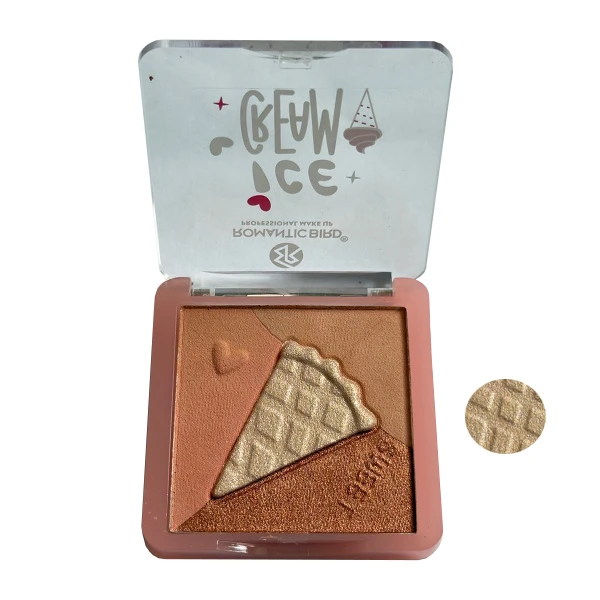 هایلایتر و کانتور رمانتیک برد مدل Ice Cream شماره 02 رنگ برنزی صدفی