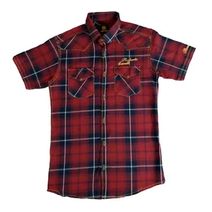 پیراهن آستین کوتاه مردانه مدل اسلیم فیت