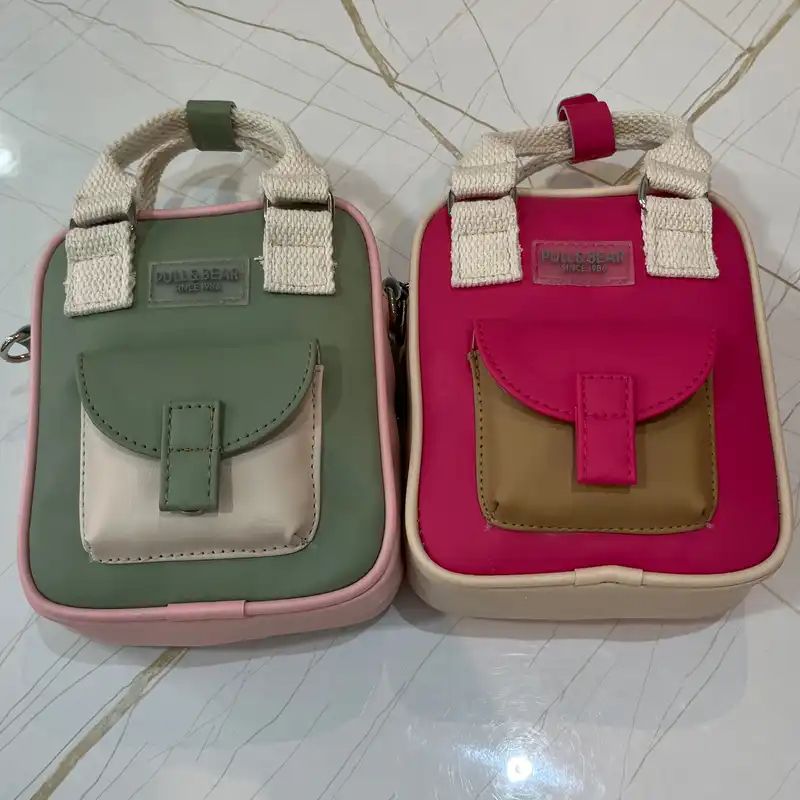 کیف پاسپورتی زنانه مدل دسته کنفی کد 6078