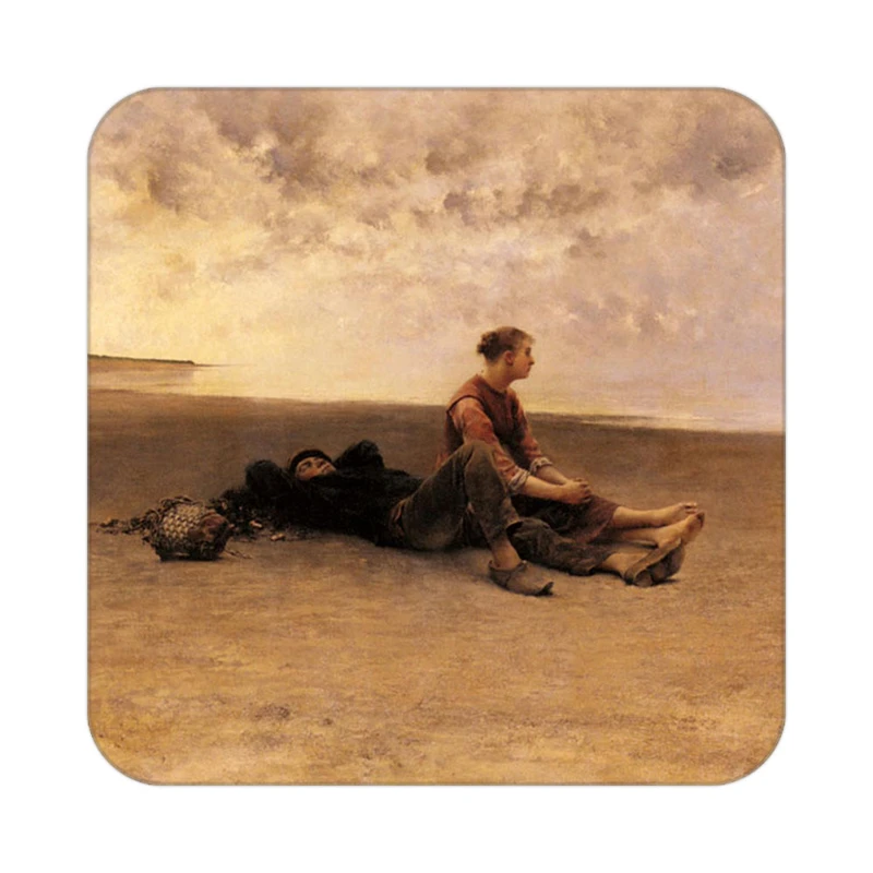 زیر لیوانی کاکتی طرح نقاشی رنگ روغن مدل mg10549