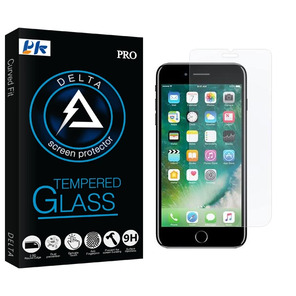 محافظ صفحه نمایش پی کی مدل Delta مناسب برای گوشی موبایل اپل iPhone 7 Plus
