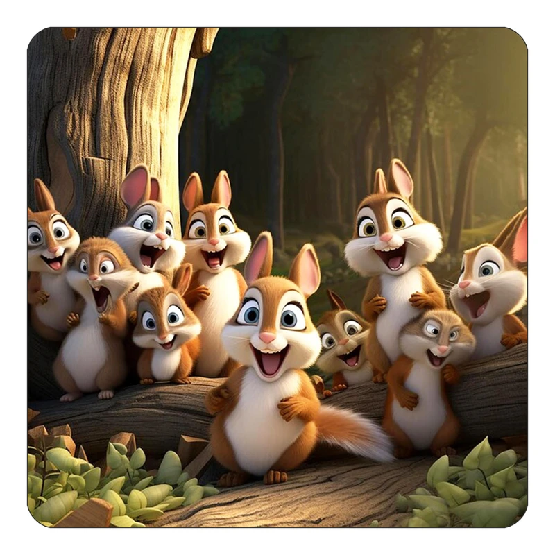 مگنت کاکتی طرح حیوانات کارتونی مدل mp28711