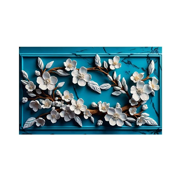 پادری مدل گل و طبیعت کد M35M001-MF0115 سایز 76x46 سانتی متر