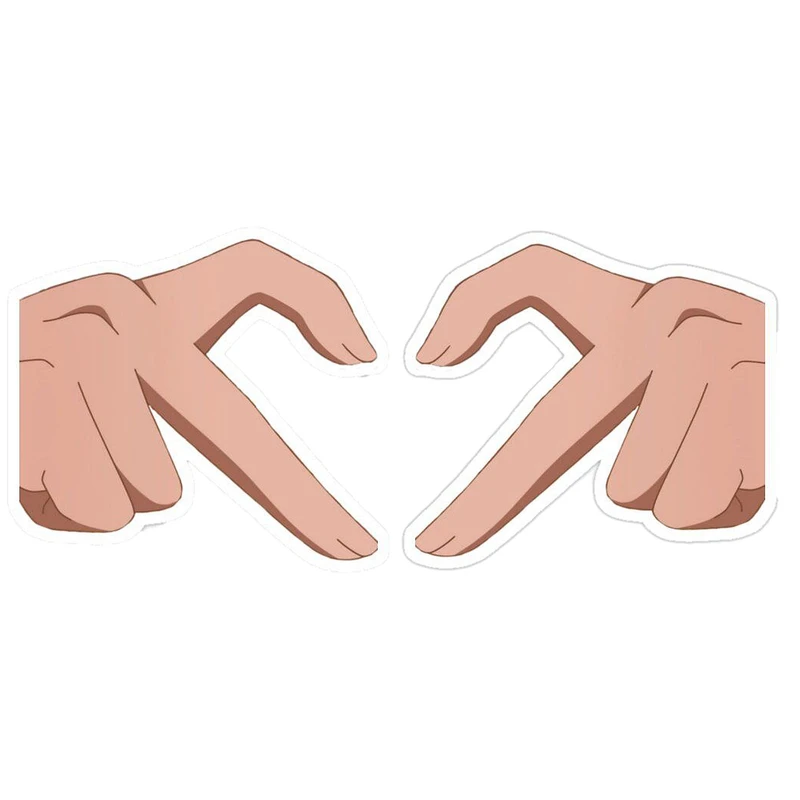 برچسب لپ تاپ مدل شکلک love کد 4300 مجموعه دو عددی