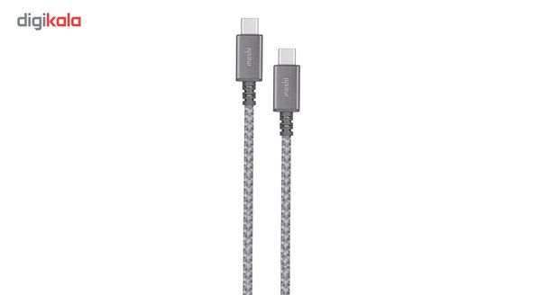 کابل تبدیل USB-C به USB-C موشی مدل Integra طول 2 متر کابل تبدیل USB-C به USB-C موشی مدل Integra طول 2 متر