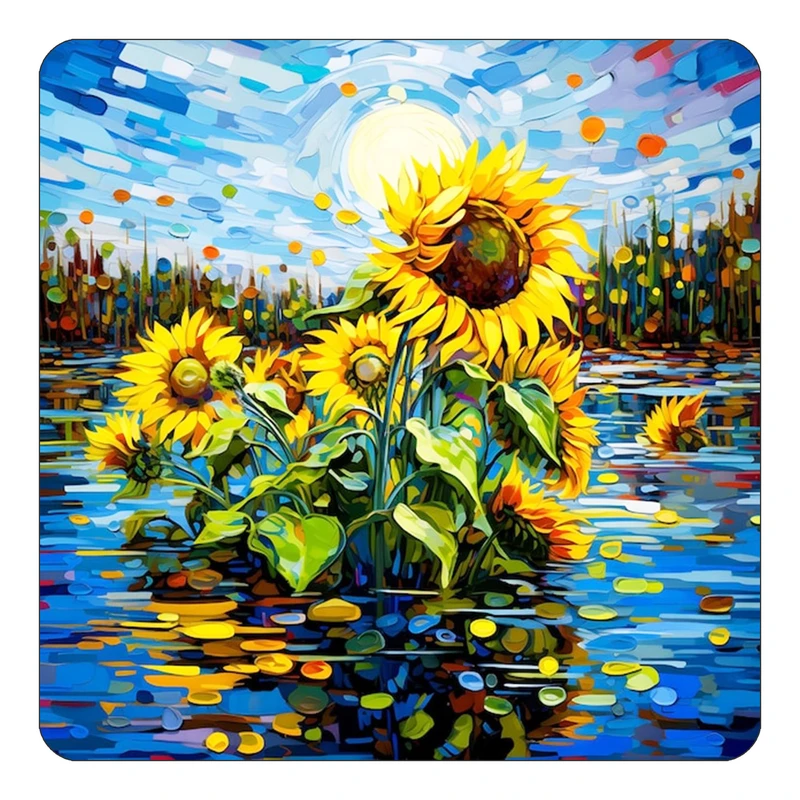 مگنت کاکتی طرح نقاشی رنگ روغن مدل mp70712