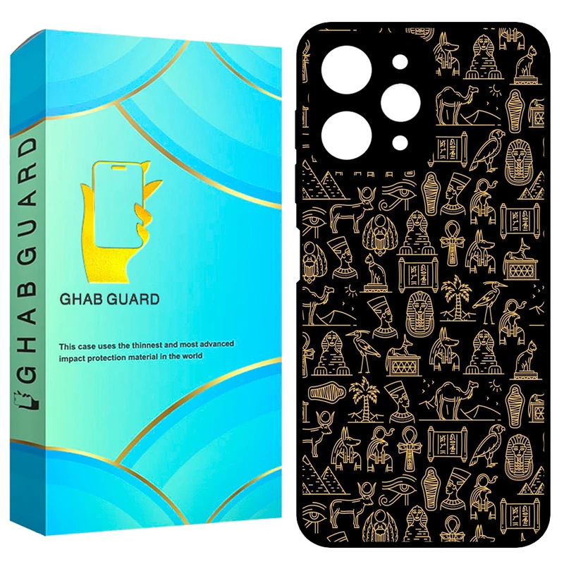 کاور قاب گارد طرح مصر مدل GCHPR12 مناسب برای گوشی موبایل شیائومی Redmi 12 4G / Redmi 12 5G / Poco M6 Pro 5G