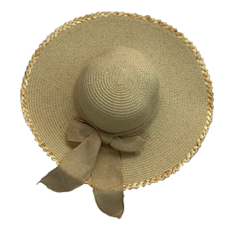 کلاه حصیری زنانه مدل ساحلی