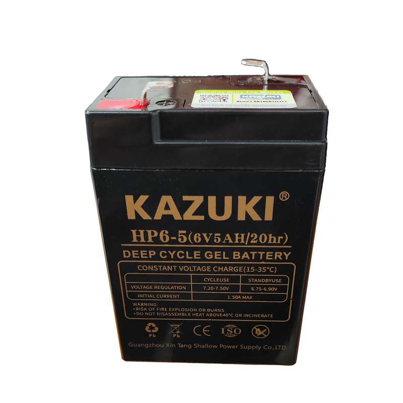 باتری UPS با ولتاژ 6 ولت و شدت جریان 5 آمپرساعت کازوکی مدل HP6-5GEL