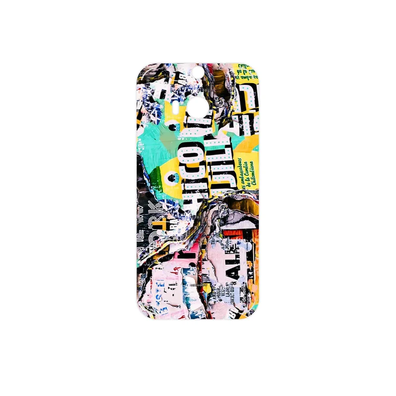 برچسب پوششی ماهوت مدل Collage of Teared Paper مناسب برای گوشی موبایل اچ تی سی One M8