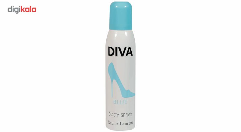 اسپری ضد تعریق زنانه زاویر لوران مدل Diva Blue حجم 150 میلی لیتر اسپری ضد تعریق زنانه زاویر لوران مدل Diva Blue حجم 150 میلی لیتر