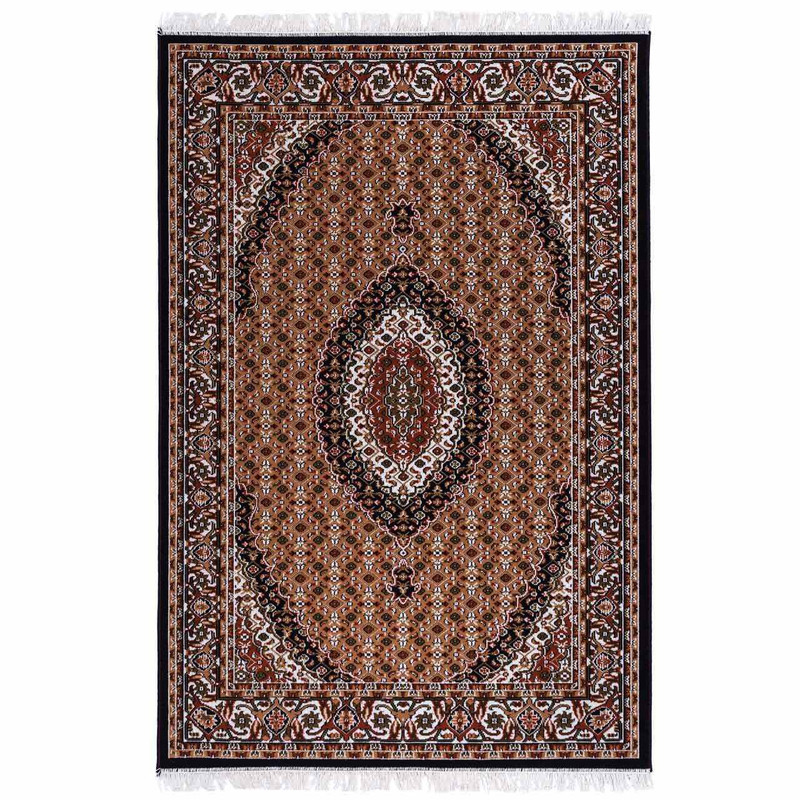 گلیم ماشینی پارمیس طرح ریزماهی