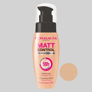 کرم پودر درماکول مدل matt control شماره 3 حجم 30 میلی لیتر