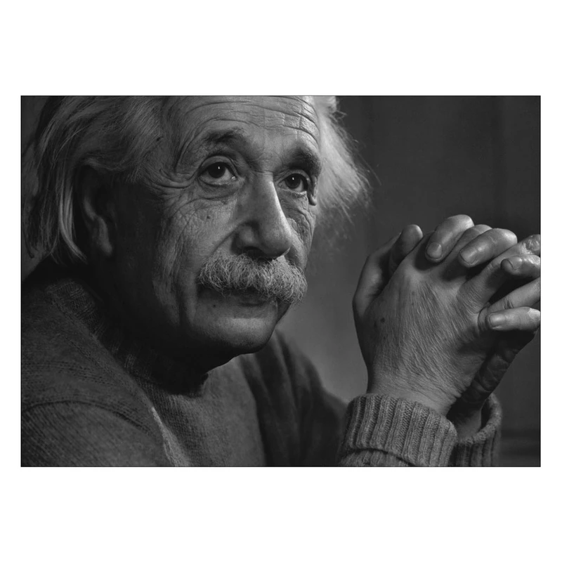 تابلو شاسی ونسونی طرح Albert Einstein سایز 50 × 70