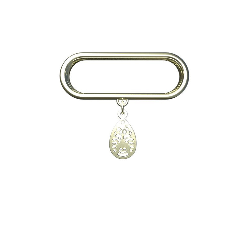 آویز ساعت طلا 18 عیار زنانه مدوپد مدل عنکبوت کد SD1-1745