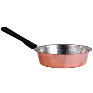 ماهیتابه مسی سنونی طرح کنگره‌دار مدل 01 - 06