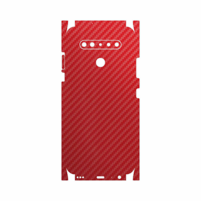 برچسب پوششی ماهوت مدل Red-Fiber-FullSkin مناسب برای گوشی موبایل ال جی K41s