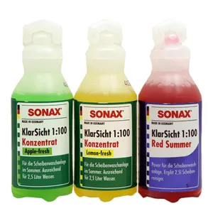 محلول شیشه شوی غلیظ 1به100 خودرو سوناکس مدل 373941 حجم 25 میلی لیتر بسته 3 عددی