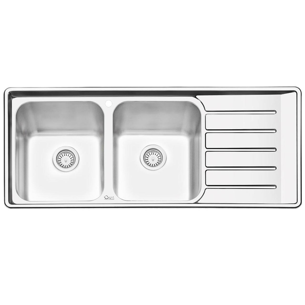 سینک ایلیا استیل مدل 2060L توکار سایز 50 × 120 سانتی متر