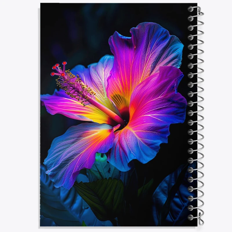 دفتر شطرنجی 50 برگ خندالو مدل گل کد N1224