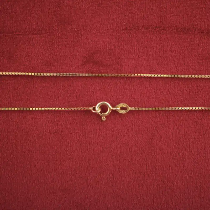 زنجیر نقره زنانه مدل ونیزی ظریفarm1325