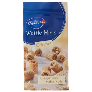 مینی بیسکوییت رولی بالزن مدل Original Waffle مقدار 75 گرم