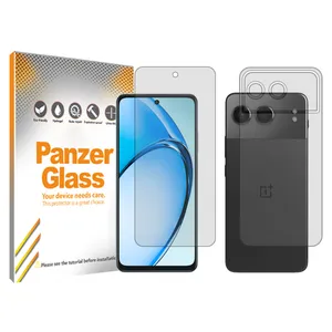 Panzer Glass Resistant model Transparent screen protector suitable for OnePlus Nord 4 mobile phone along with the back of the phone