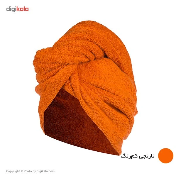 عکس شماره 2 : حوله کلاهی برق لامع مدل professional