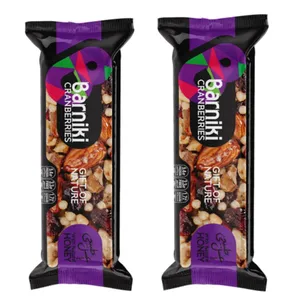نات بار کرنبری و پسته بارنیکی - 40 گرم بسته 2 عددی